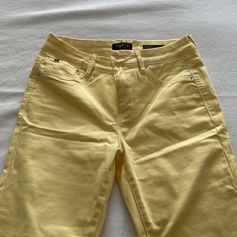 Curve appeal yellow pant